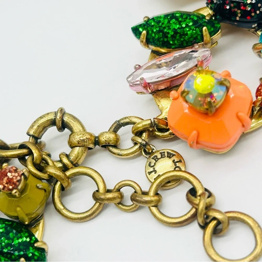 J. Crew Brulee Crystal Wreath Necklace - Picture 10 of 10